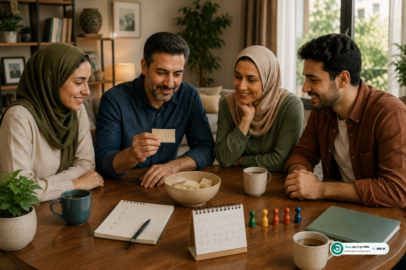 تعیین قوانین و نوبت‌بندی در صندوق قرعه‌کشی خانوادگی